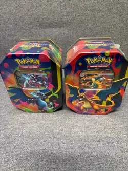 Pokemon TCG: Mega Charizard ex Tin x 2. New and Sealed! - Image 1