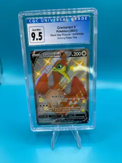 Pokemon TCG, Cramorant V, Shining Fates, SWSH086, Black Star, Graded 9.5 w/ CGC - Image 1