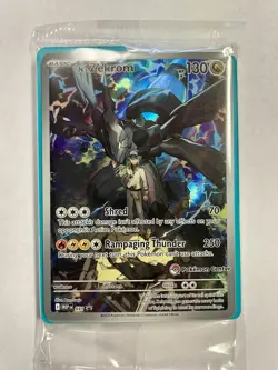 N's Zekrom 031 Ascended Heroes ETB Promo Pokemon Center Stamp - SEALED IN HAND - Image 1