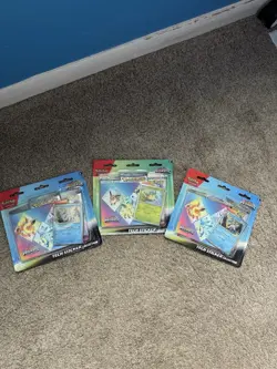 Pokemon TCG Prismatic Evolutions Tech Sticker Collection (LOT OF 3) - Image 1