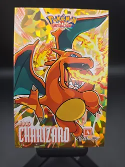 Pokemon Attacks Database CHARIZARD #006 Gold Cracked Ice - Image 1
