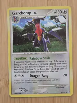 Pokemon TCG Mysterious Treasures -Garchomp- Holo Rare 9/123 - Image 1