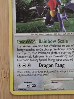 Pokemon TCG Mysterious Treasures -Garchomp- Holo Rare 9/123 - Image 4