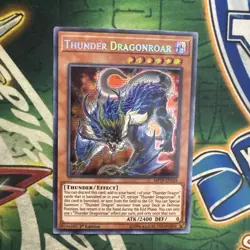 Yugioh! Thunder Dragonroar MP19-EN169 Secret Rare 1st Edition NM - Image 1