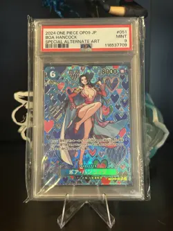 PSA 9 Boa Hancock SR SP OP07-051 Japanese ONE PIECE the New Emperor - Image 1