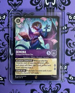 Lorcana Demona - Scourge of the Wyvern Clan 55/204 Whispers in the Well Non-Foil - Image 1