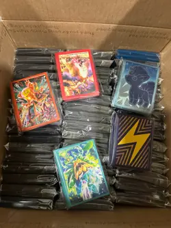 Pokemon Card Bulk Lot 50 packs of sleeves from various sets - Image 1