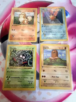1st Edition Shadowless Pokemon Cards - Image 1