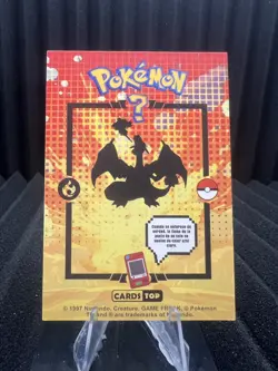 Charizard #6 - Gold Holo - Card Tops Pokedex Database 2024 - Pokemon Card NM - Image 2