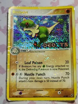 Breloom 3/107 2005 EX Deoxys Pokemon Card Reverse Holo Rare Stamped - HP-DMG - Image 1