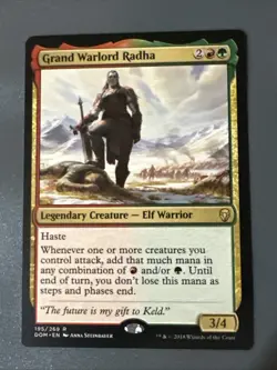 Grand Warlord Radha X2 Dominaria NM Condition See Front/back Pics - Image 3