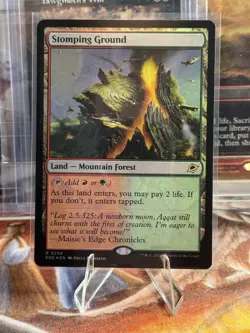 MTG Stomping Ground FOIL Edge of Eternities R 0258 - Image 1