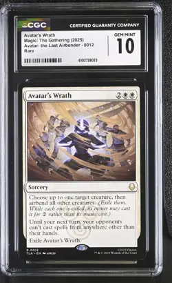 Avatar's Wrath Avatar: The Last Airbender Magic #12 MTG CGC 10 GEM MINT - Image 1