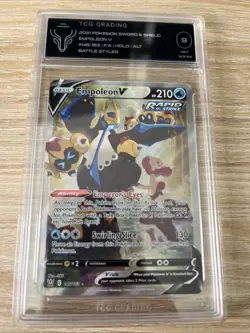 2021 Pokemon Battle Styles Empoleon V Graded 9 - Image 1