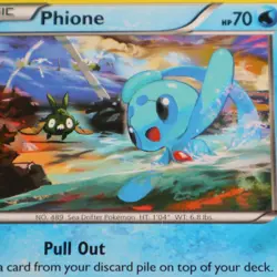 Phione 36/113 Legendary Treasures Regular Rare Pokemon - Image 2
