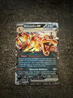 DRACAUFEU EX - POKEMON 125/197 EV3 OBF FLAMMES OBSIDIENNES NEUF FR - Image 1