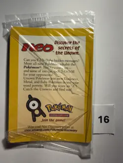 Pokemon 1x Entei #34-Black StarPromo English Sealed WOTC - Imperfect - Lot 16 - Image 1