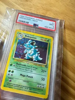 VINTAGE RARE 1999 POKEMON JUNGLE #7 NIDOQUEEN-HOLO PSA 9 - Image 3
