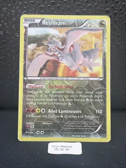 Reshiram 63/108 reverse Holo XY Ciel Rugissant carte Pokemon neuf FR - Image 1