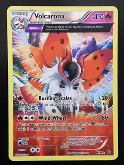 POKEMON VOLCARONA 18/98 REVERSE HOLO ANCIENT ORIGINS 2015 POKEMON NM - Image 1