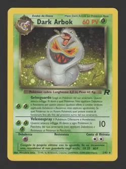 Dark Arbok Holo Team Rocket 2/82 ITA – Carta Pokemon Rara Olografica - Image 1