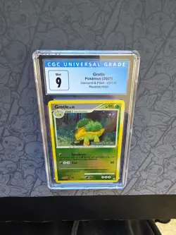 Pokemon: Grotle #49/130 Reverse Holo Diamond and Pearl 2007 - CGC 9 - C122 - Image 4