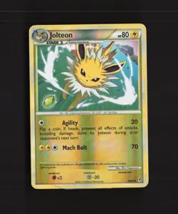 Jolteon 45/95 Call of Legends Reverse Holo Pokemon Card DMG - Image 1
