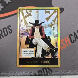 DON!! Card Dracule Mihawk Gold OP14 OnePiece TCG ENGLISH FREE WORLDWIDE SHIPPING - Image 1