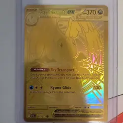 Pokemon Mega Dragonite EX Gold Hyper Rare Card 295/217 Ascended Heroes Near Mint - Image 2