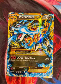 Pokemon M Charizard EX Secret Rare Full Art Holo Flashfire 108/106 230HP Card - Image 1