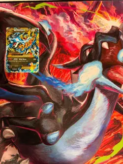Pokemon M Charizard EX Secret Rare Full Art Holo Flashfire 108/106 230HP Card - Image 3