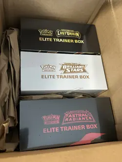 Pokemon SWSH ETB Brilliant Stars Lost Origin Astral Radiance Sealed - Image 1