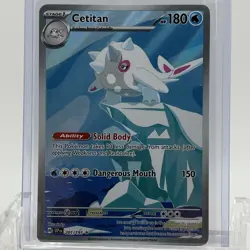 Pokemon TCG Surging Sparks Cetitan #201/191 Illustration Rare LP - Image 1