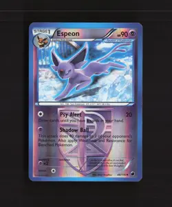Espeon 48/116 Plasma Freeze Reverse Holo Pokemon Card LP - Image 1