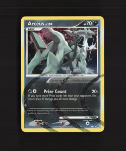 Arceus AR1 Platinum Arceus Holo Rare Pokemon Card MP - Image 1