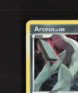 Arceus AR1 Platinum Arceus Holo Rare Pokemon Card MP - Image 3