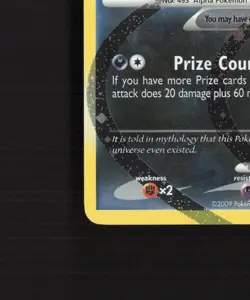 Arceus AR1 Platinum Arceus Holo Rare Pokemon Card MP - Image 5