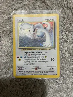 Lugia Pokemon Card German Edition Holo Rare 90 KP - Image 1
