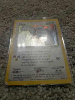 Lugia Pokemon Card German Edition Holo Rare 90 KP - Image 5