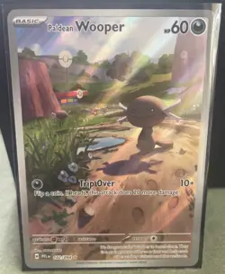 paldean Wooper 102/094 ⭐Pokemon Phantasmal Flames Holo Full Art - Image 2