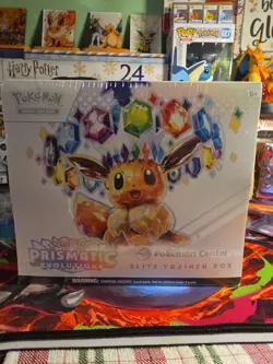 Pokemon TCG Prismatic Evolutions Pokemon Center Elite Trainer Box ETB Exclusive - Image 1