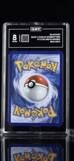 2024 POKEMON SV SURGING SPARKS - SSP EN #219/191 PIKACHU EX TAG 8 PSA - Image 2