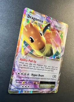 ❤‍🔥 Dragonite EX 72/108 Holo Rare EX Evolutions Pokemon NM ✨ - Image 2