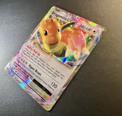 ❤‍🔥 Dragonite EX 72/108 Holo Rare EX Evolutions Pokemon NM ✨ - Image 3