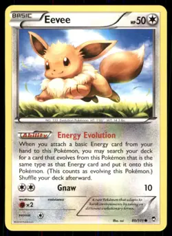 Pokemon TCG Pokemon Eevee Eevee Common Regular - Image 1