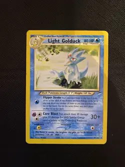 Pokemon TCG - Light Golduck 47/105 - Neo Destiny - LP - Image 1