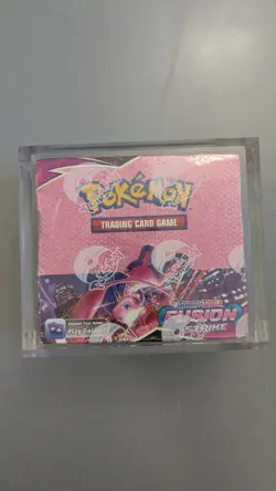 Pokemon Fusion Strike Booster Box - Brand New & Factory Sealed with acrylic case - Image 1