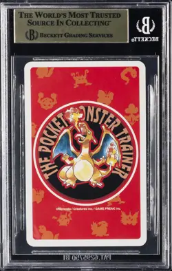1996 POCKET MONSTER RED POKER SET #118 GOLDEEN BGS 9.5 - Image 2