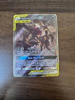 Pokemon Umbreon & Darkrai GX Tag Team SM241 Sm Holo - Image 1