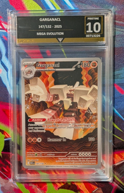 Garganacl 2025 Mega Evolution PRISTINE MINT 10 147/132 Pokemon TCG - Get Graded - Image 1